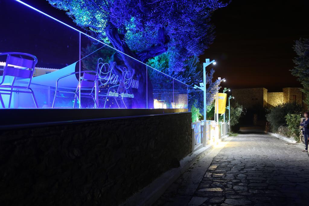 Aparthotel Sea Sun Plomari Exterior foto